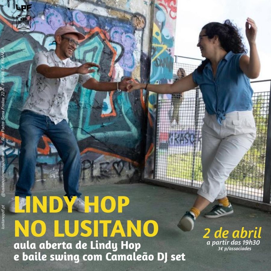 Aula aberta de Lindy Hop +  Baile com Swing n' Smile