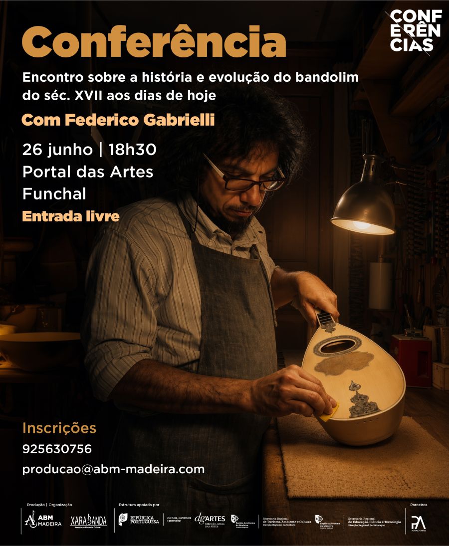 Conferência - Encontro sobre a história e evolução do bandolim do séc. XVII aos dias de hoje