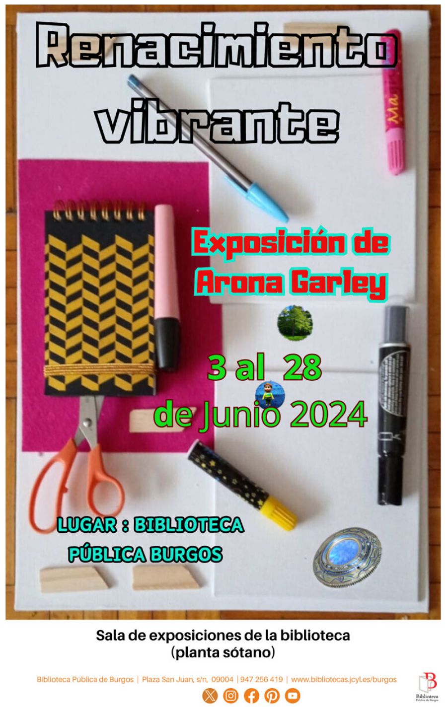 Exposición 'Renacimiento vibrante' de Arona Garley