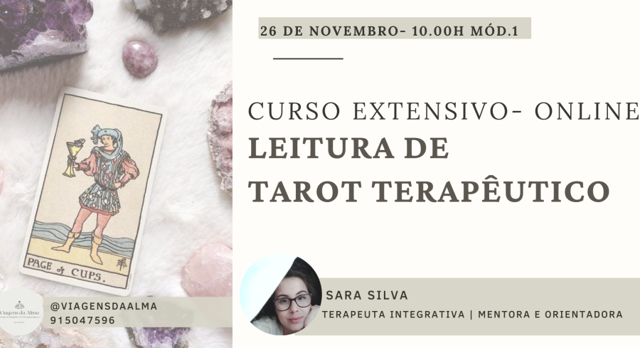 Curso de Tarot Terapêutico  - Extensivo (Online)