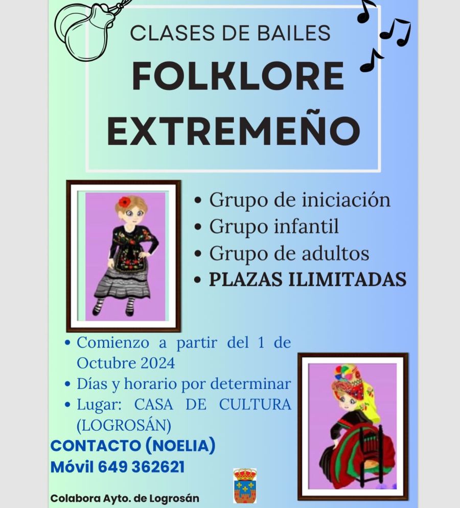 CLASES DE BAILE FOLKLORE EXTREMEÑO