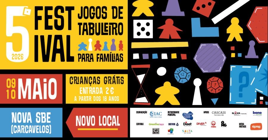 Festival de Jogos de Tabuleiro para Famílias 