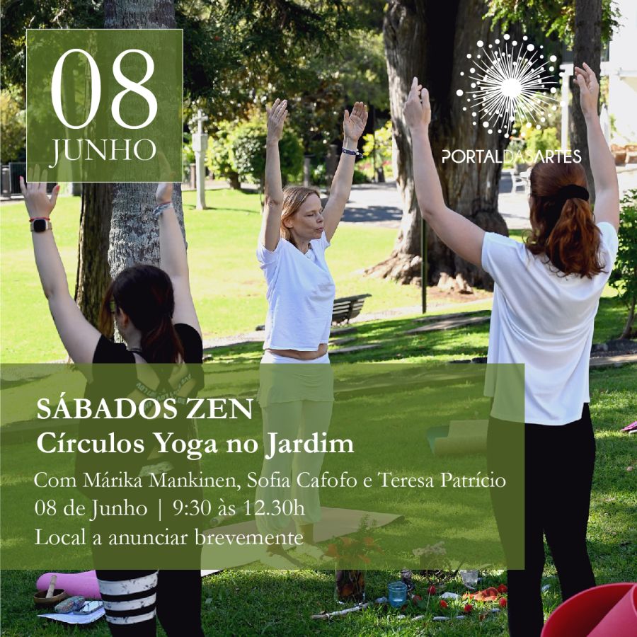 Sábados Zen- Círculos de yoga no jardim