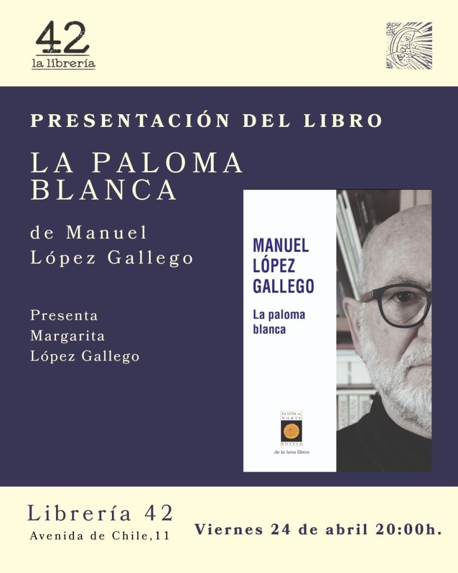   Presentación en Villanueva de la Serena de la novela La paloma blanca de Manuel López Gallego