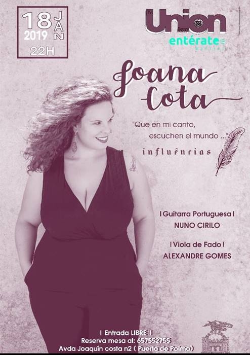 Concierto de Joana Cota en La Unión (Badajoz)