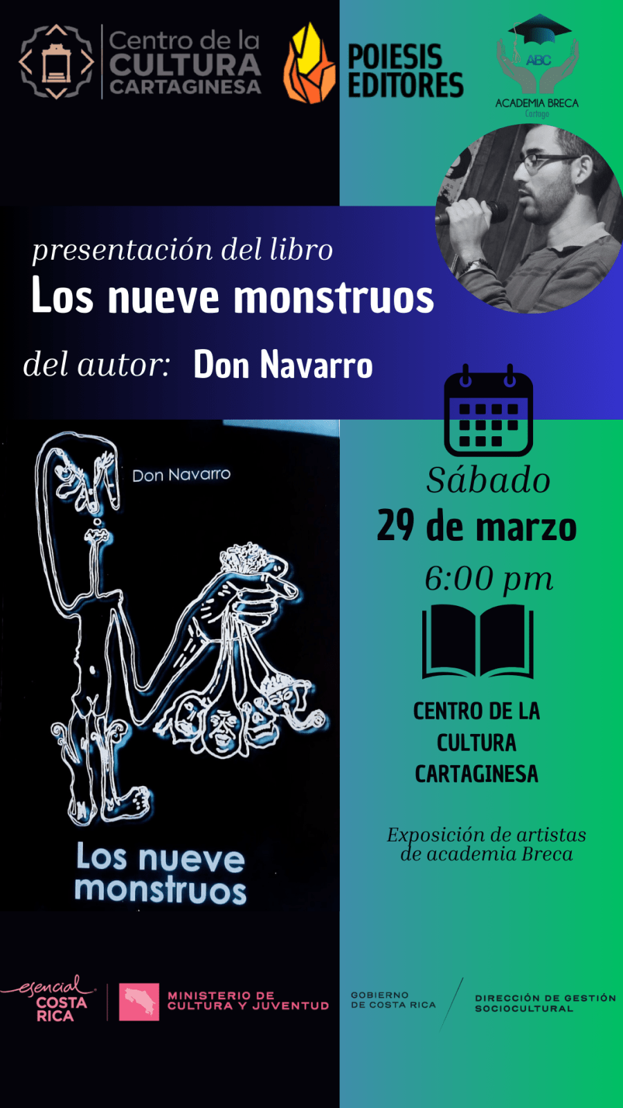 Presentación de libro. Los nueve monstruos, de Don Navarro
