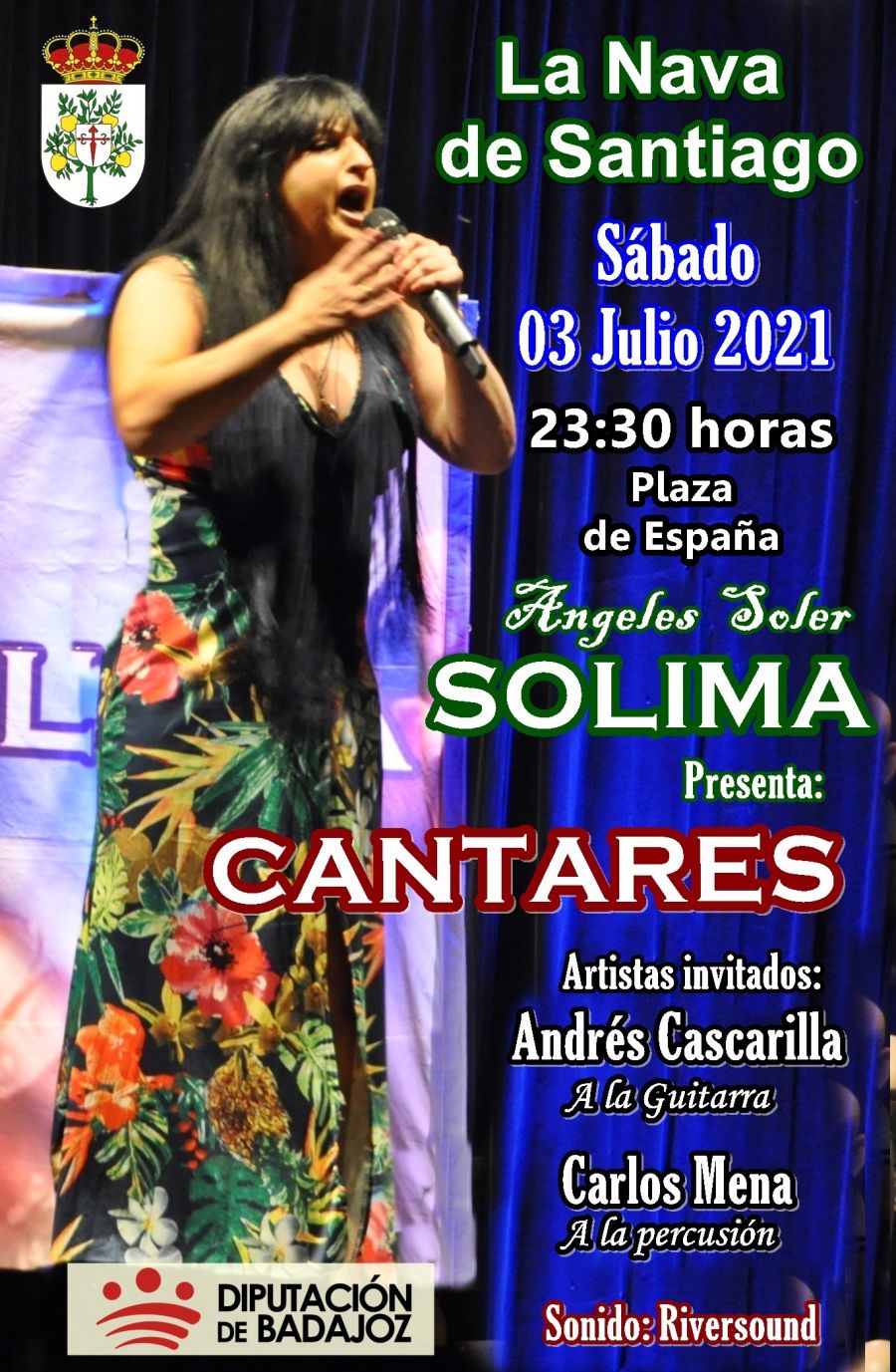 Angeles Soler SOLIMA en Concierto en LA NAVA DE SANTIAGO (Badajoz)
