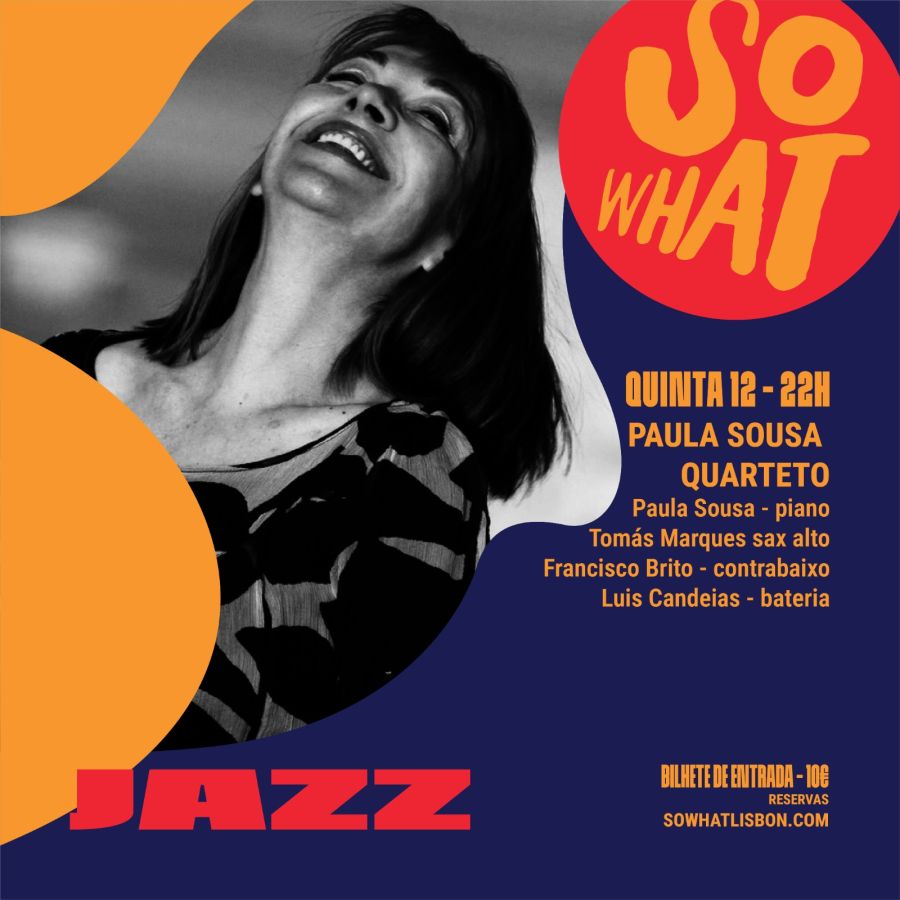So What Club , apresenta Paula Sousa quarteto