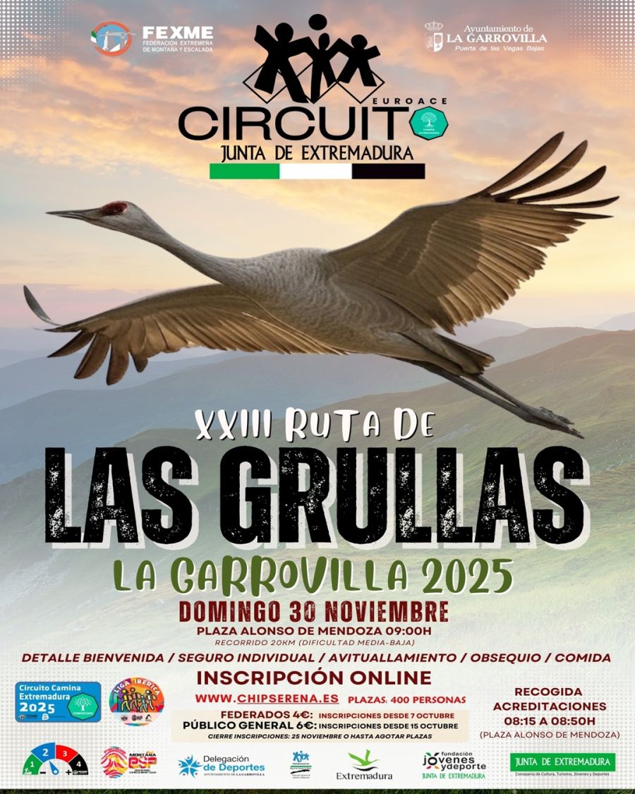 XXIII Ruta de las Grullas 2025