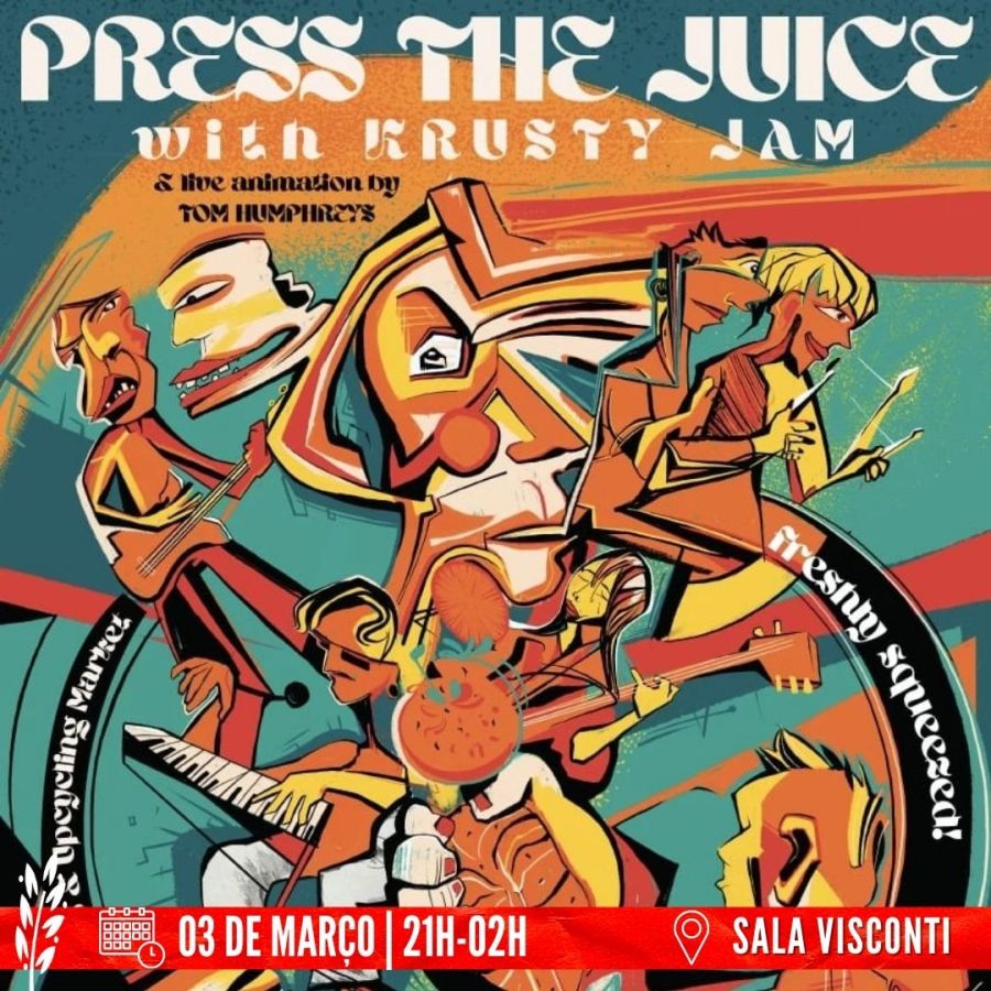 Jam Press the Juice com Krusty Fondant