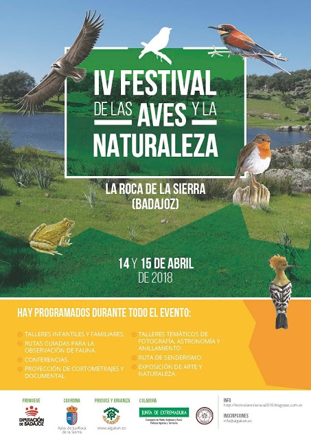 IV Festival de las Aves y la Naturaleza en ROCA DE LA SIERRA
