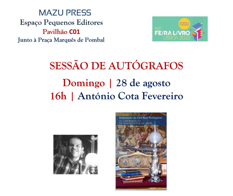 Sessão de autógrafos de António Cota Fevereiro