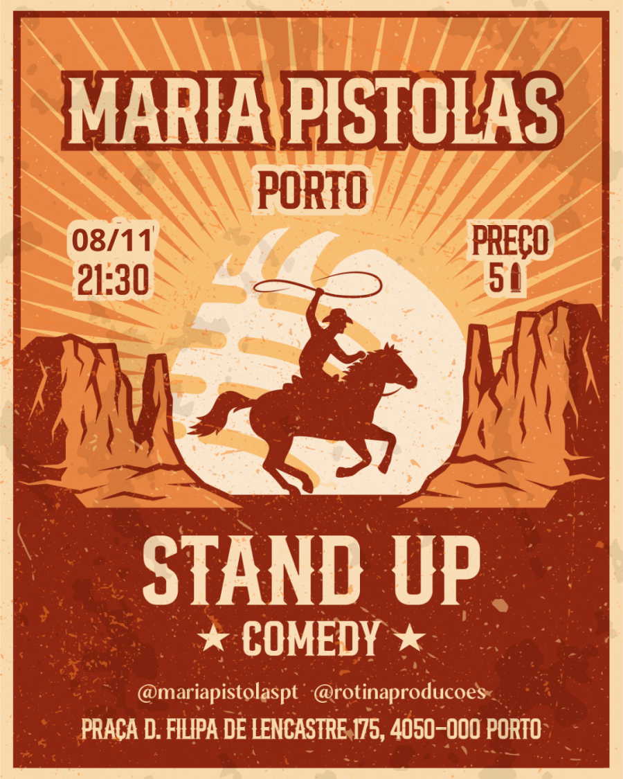 Maria Pistolas Comedy Sessions 08/NOV