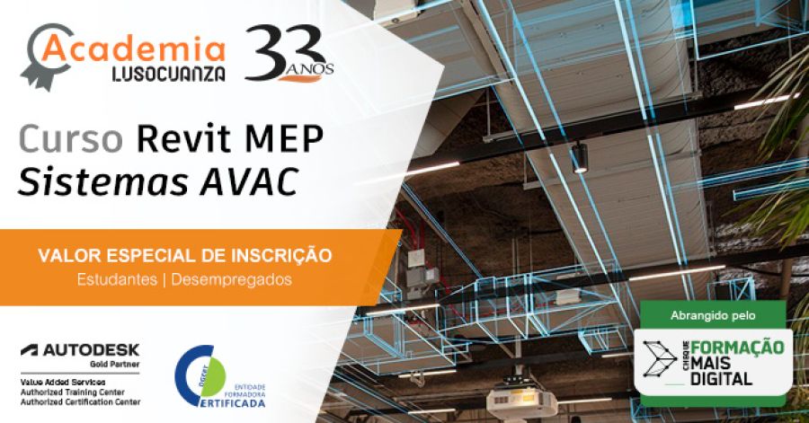 Academia Luso Cuanza - Curso Revit MEP - Sistemas AVAC