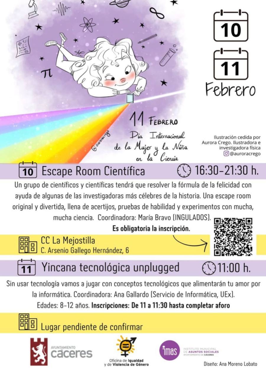Yincana Tecnológica Unplugged | Día Internacional de la Mujer y la Niña en la Ciencia ******* COPY  *******