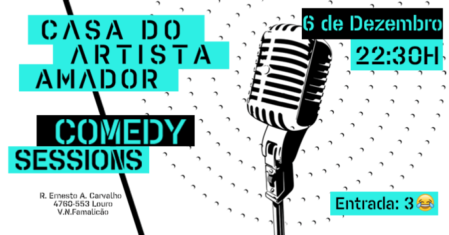 CAA Comedy Sessions - 6 de Dezembro