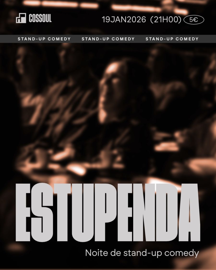 'Estupenda' - Noite de stand-up comedy
