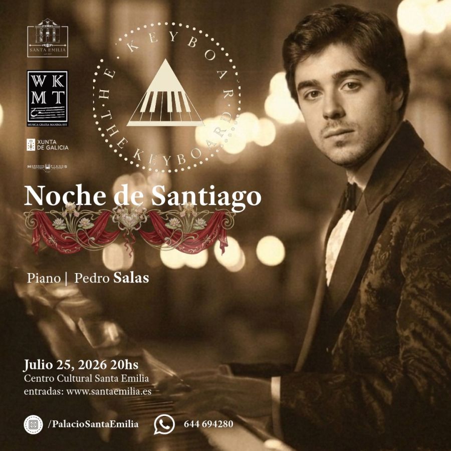 Piano en Santa Emilia por el Día de Santiago