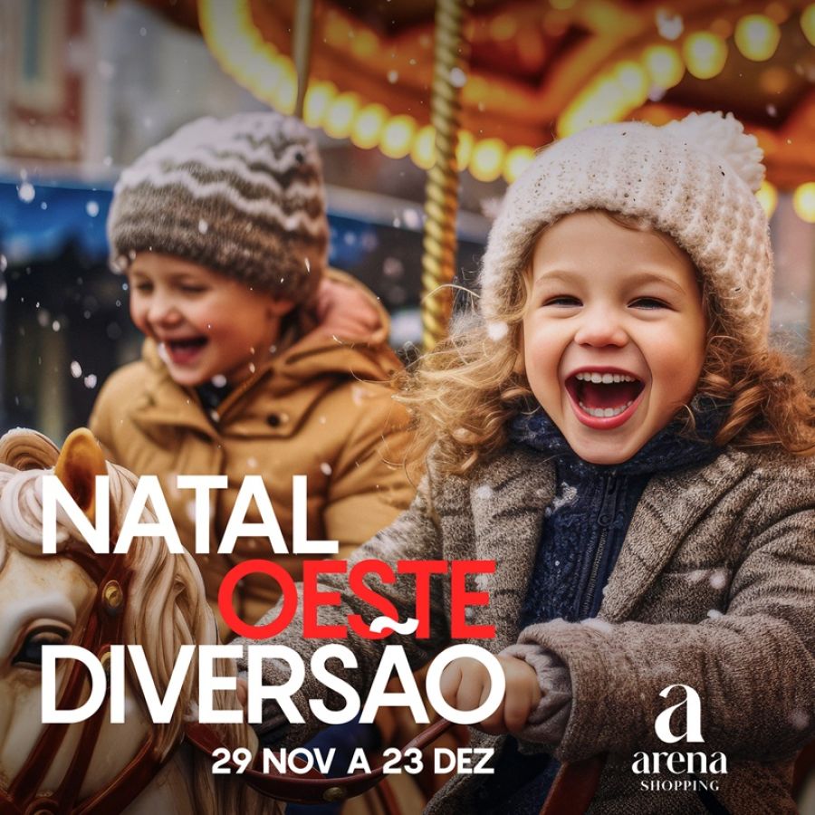 Arena Shopping celebra o Natal com carrossel, Pai Natal e visita às escolas do concelho