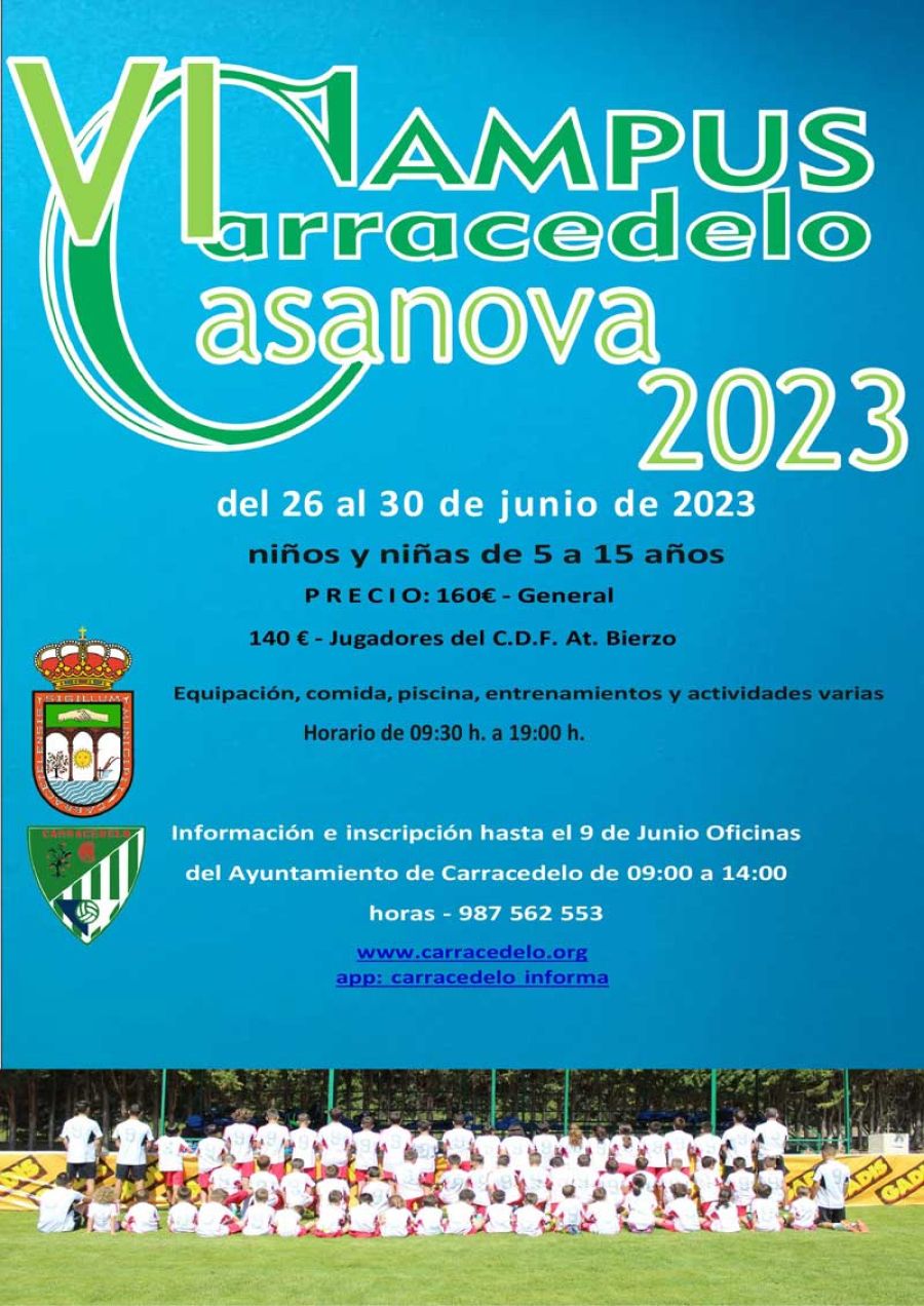 VI CAMPUS DE FÚTBOL DE CARRACEDELO 'CASANOVA 2023'