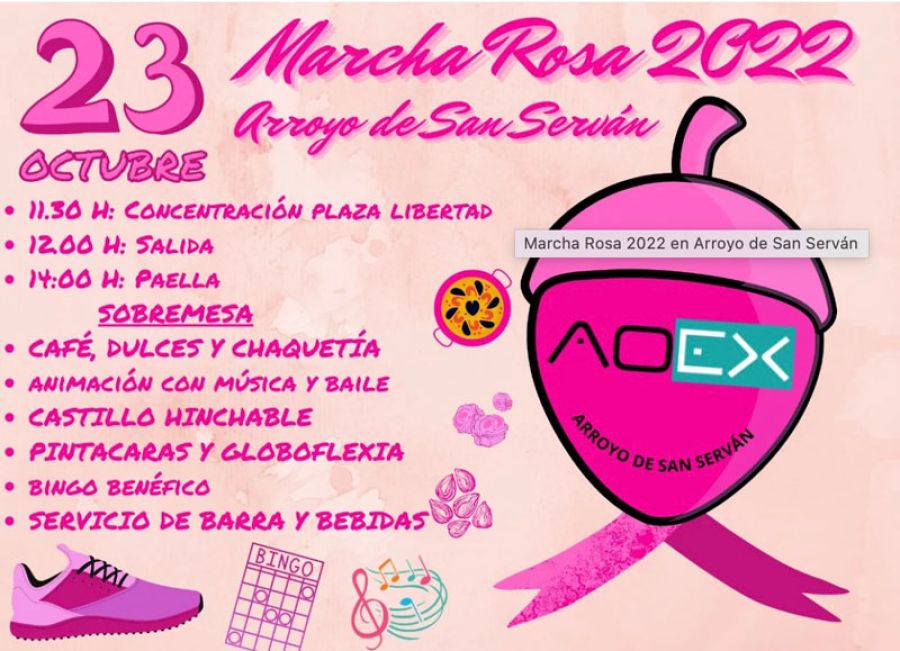 MARCHA ROSA 2022 | Arroyo de San Serván