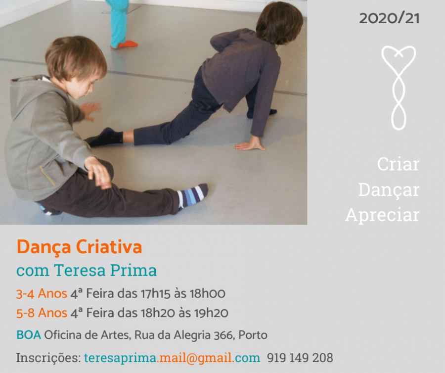 Aulas Dança Criativa 2020-21