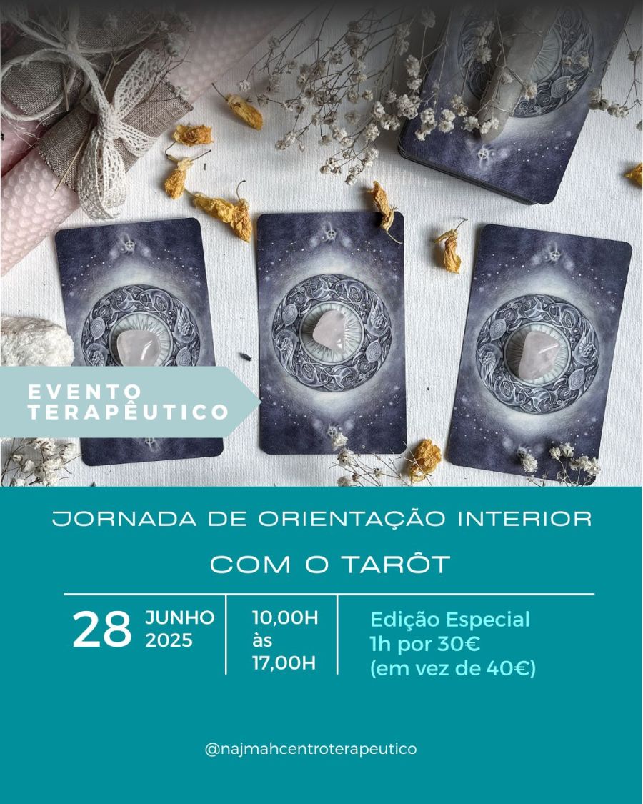 JORNADA DE ORIENTAÇÃO INTERIOR com TARÔT TERAPÊUTICO