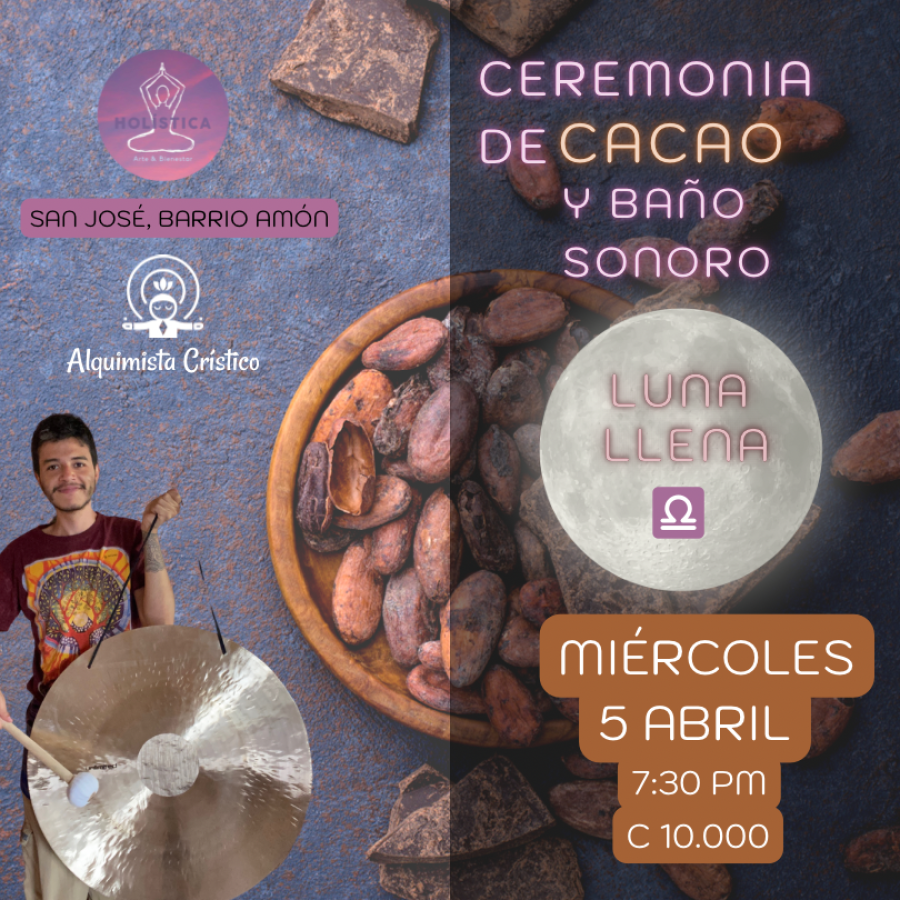 Ceremonia de Cacao y Baño Sonoro