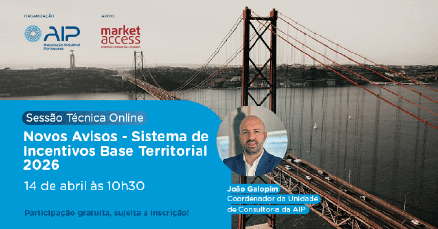 Sessão Técnica Online: Novos Avisos Sistemas de Incentivos Base territorial 2026