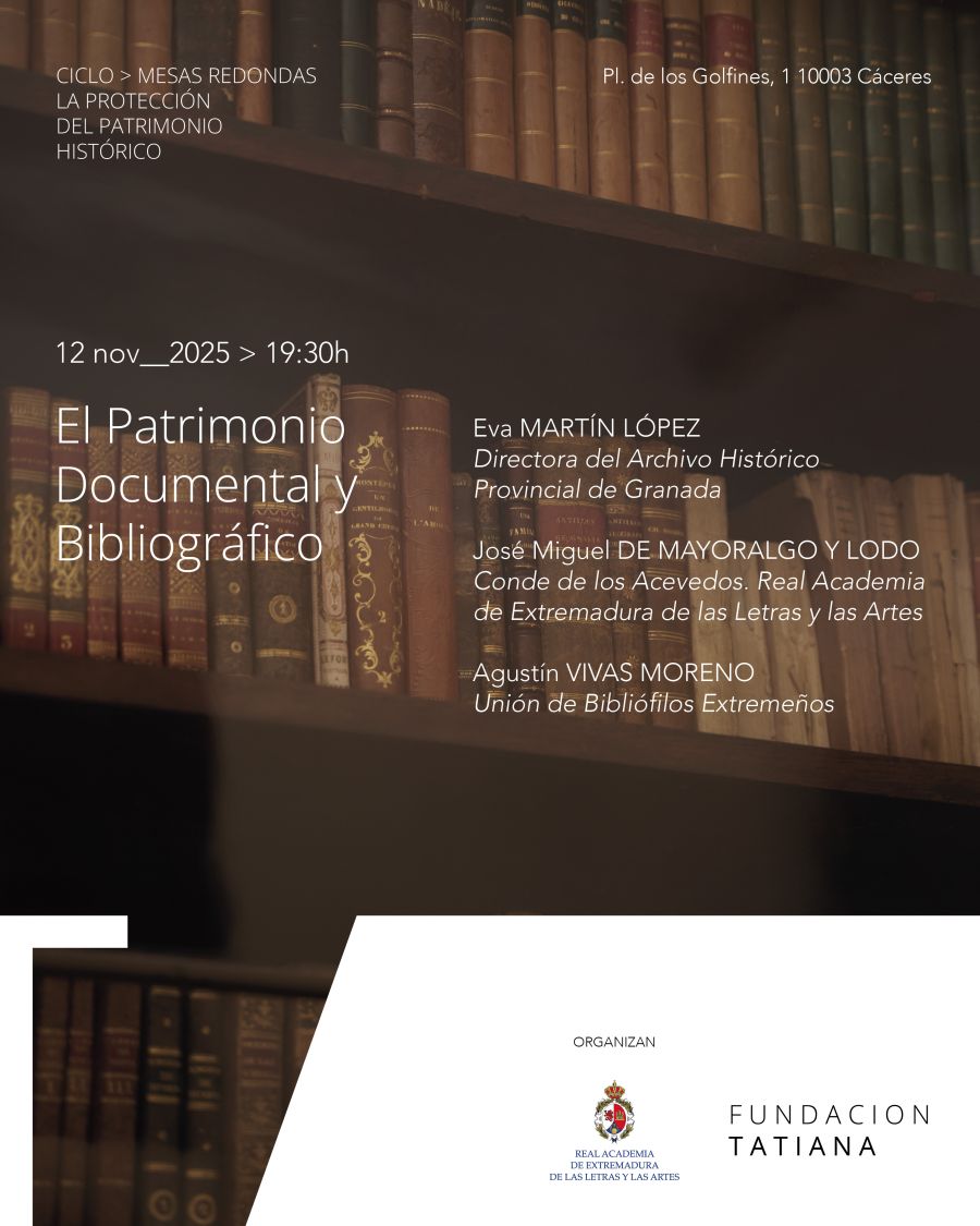 Mesa redonda: El patrimonio Documental y Bibliográfico