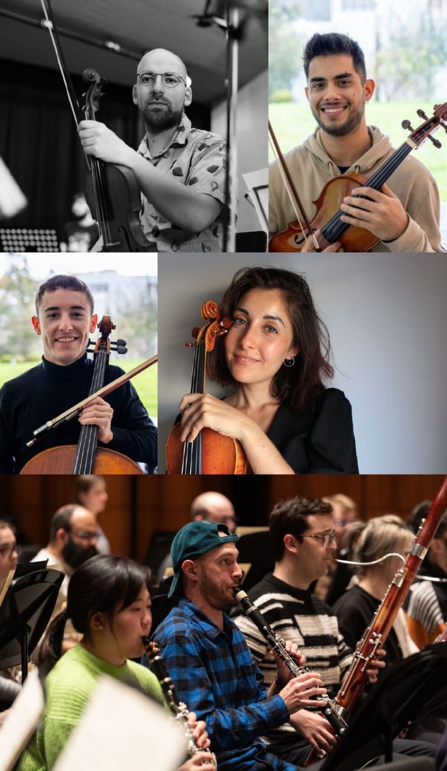 Quintetogán (quinteto de cuerda y clarinete)
