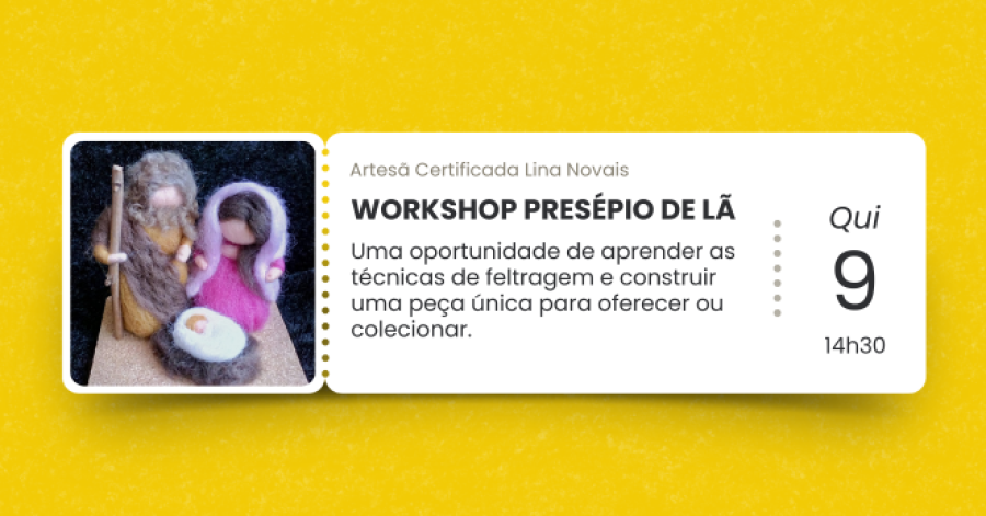 Workshop Presépios de Lã