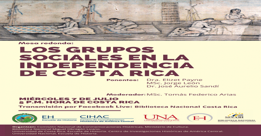 Mesa redonda. Los grupos sociales en la Independencia de Costa Rica
