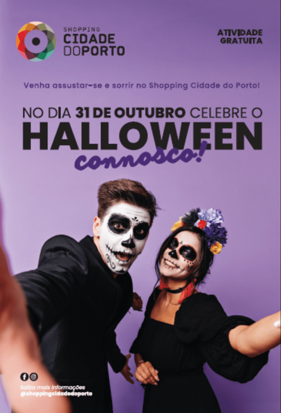 Halloween no Shopping Cidade do Porto promete 'assustar' miúdos e graúdos