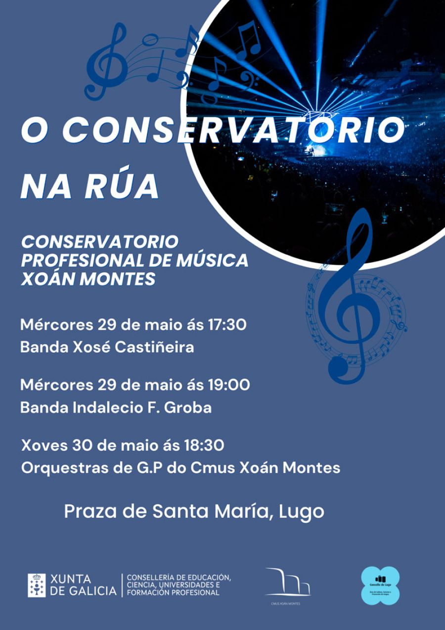 Concerto Banda Indalecio Fdez. Groba | «O Conservatorio na rúa»