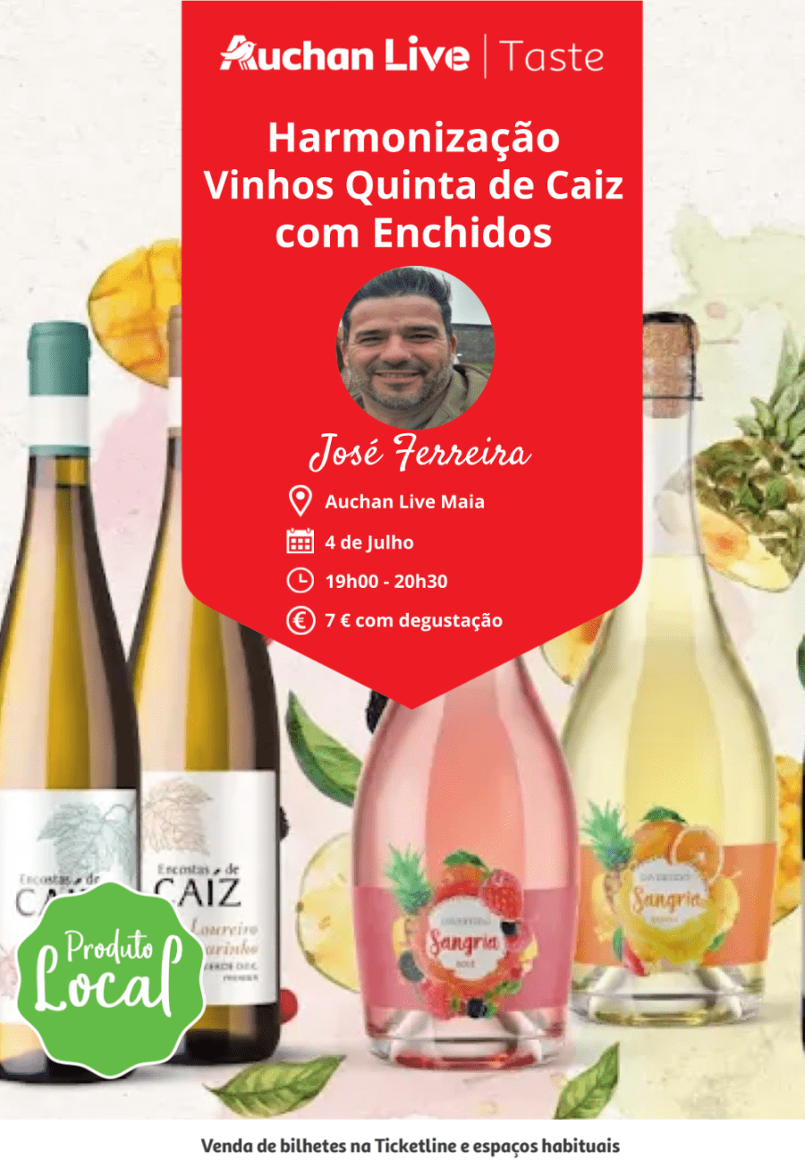 Harmonização Vinhos Casa da Caiz c/ Enchidos