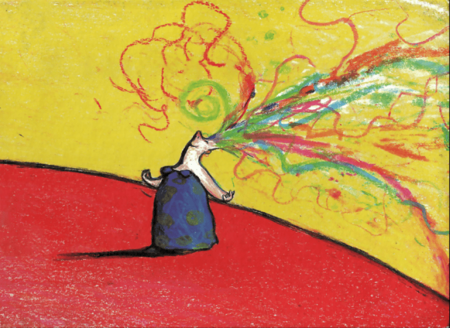 A Rainha das Cores - Conto e oficina baseada no livro 'A Rainha das Cores', de Jutta Bauer