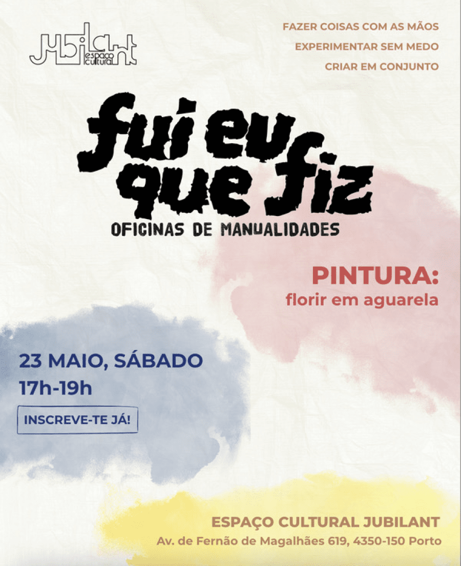 Fui Eu Que Fiz - Pintura: florir em aguarela