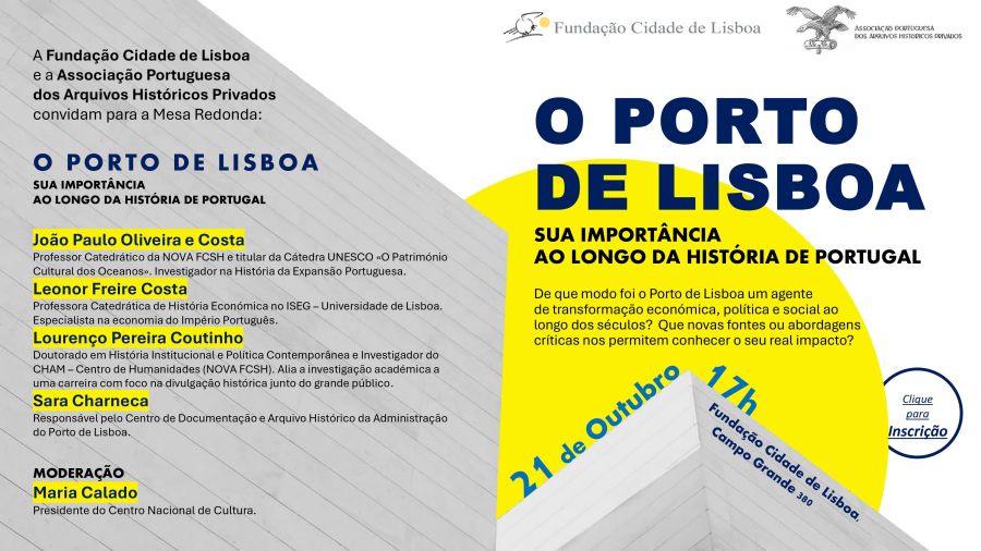 Mesa-redonda | O Porto de Lisboa: Sua Importância ao Longo da História de Portugal