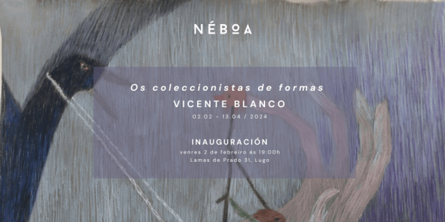 Exposición: 'Os coleccionistas de formas' de Vicente Blanco na Galería NÉBOA