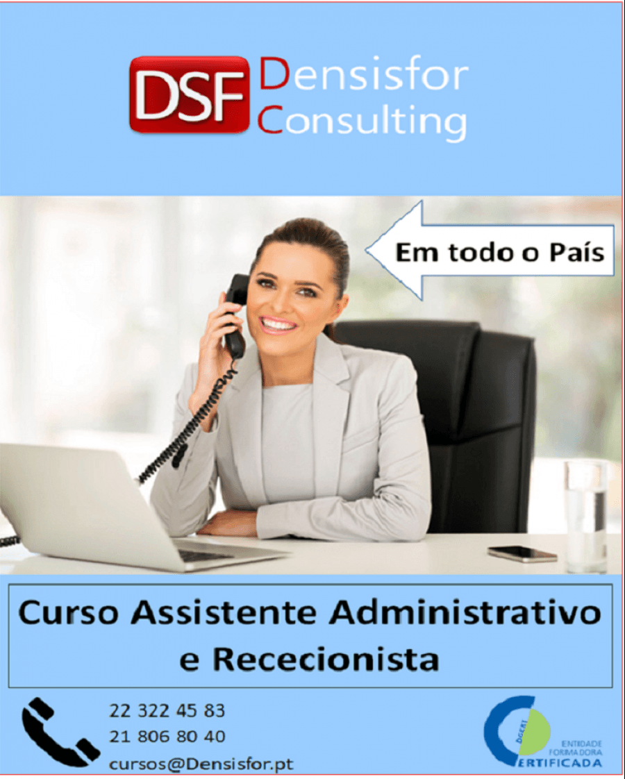 Curso de Assistente Administrativo e Recepcionista  