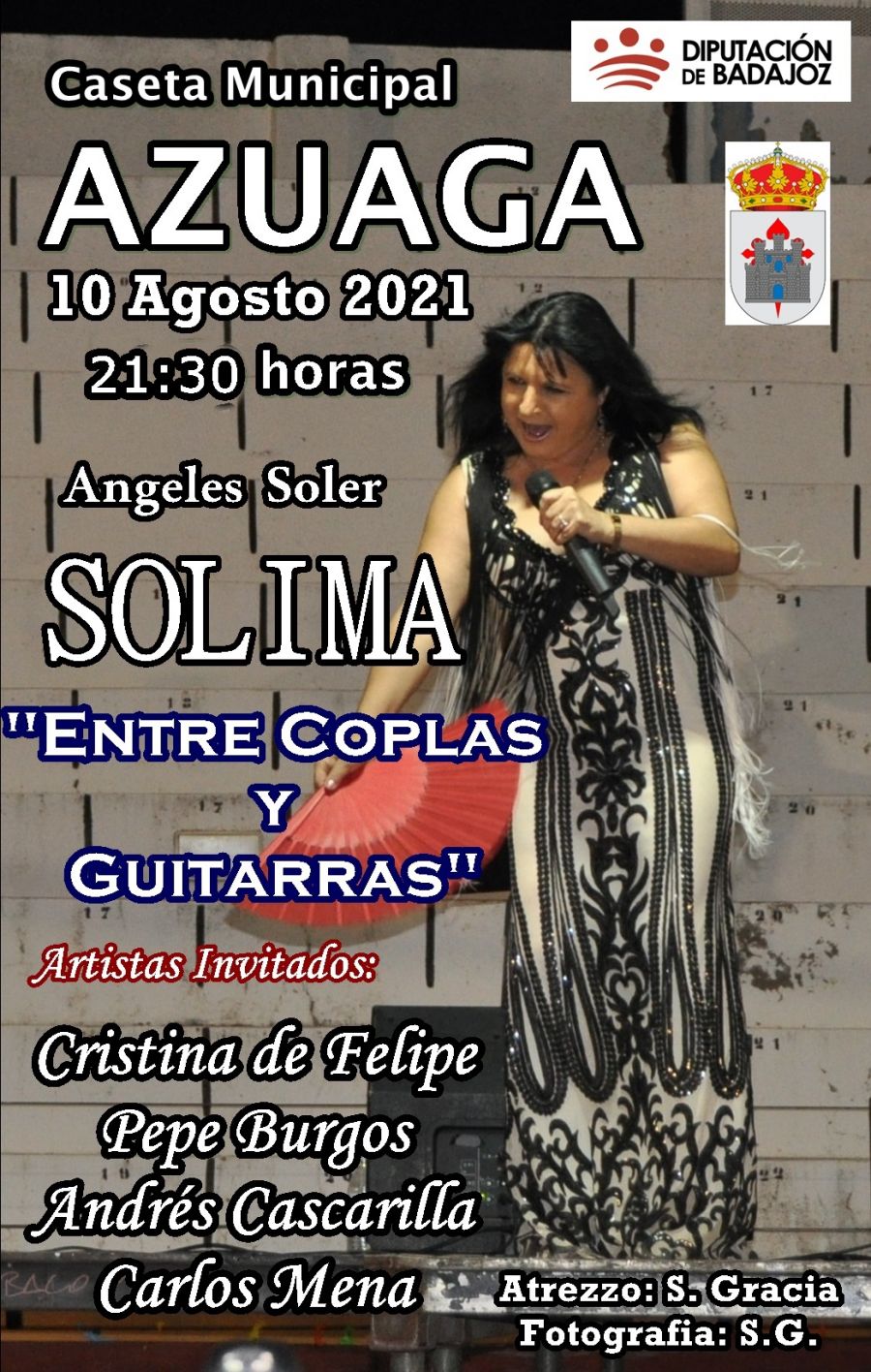 Angeles Soler 'SOLIMA' en concierto en AZUAGA (Badajoz)