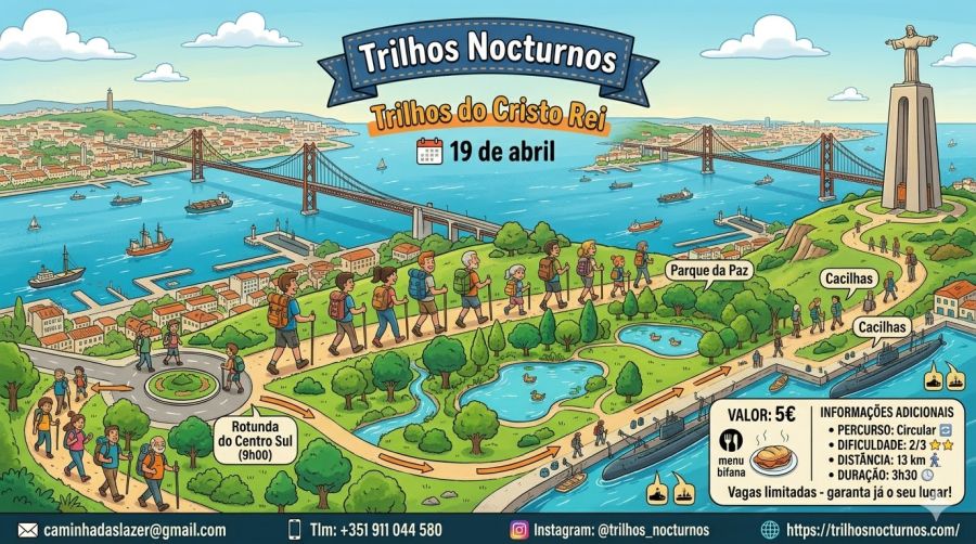 Trilhos do Cristo Rei 