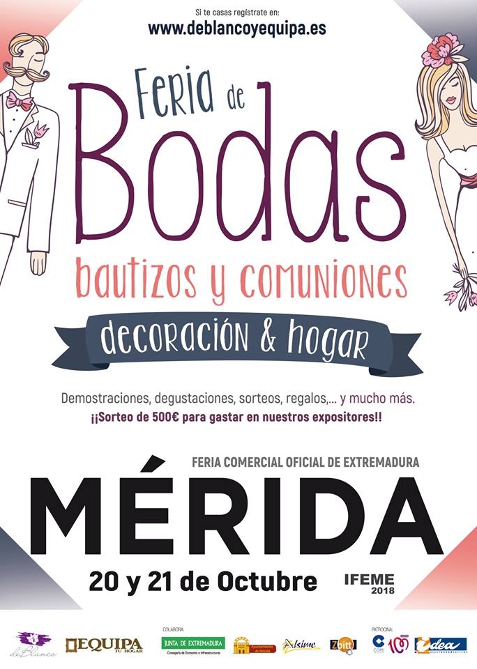 Feria de Bodas, Bautizos, Comuniones, Decoración y Hogar de Extremadura