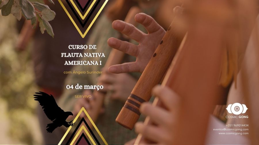 CURSO DE FLAUTA NATIVA AMERICANA - com Ângelo Surinder