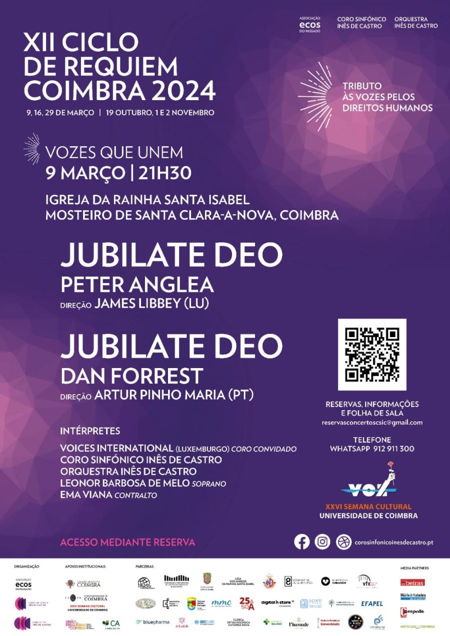 'Vozes que Unem' - XII Ciclo de Requiem Coimbra 2024
