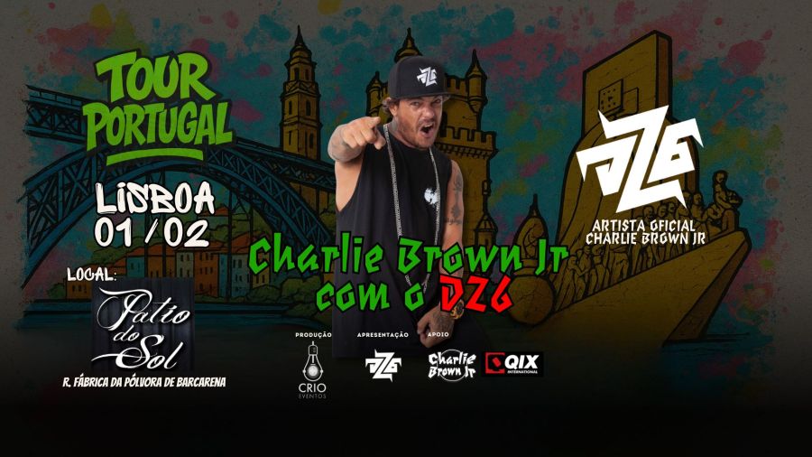 Charlie Brown Jr com DZ6