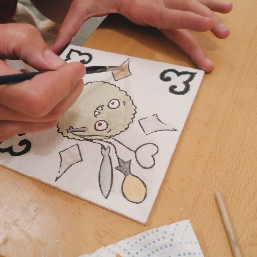 Workshop de Pintura Livre de Azulejo 