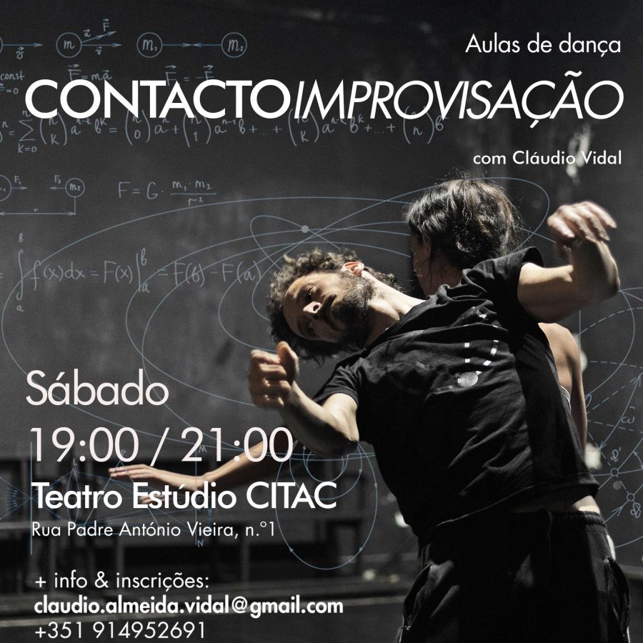Aula de Dança :  CONTACTO IMPROVISAÇÃO