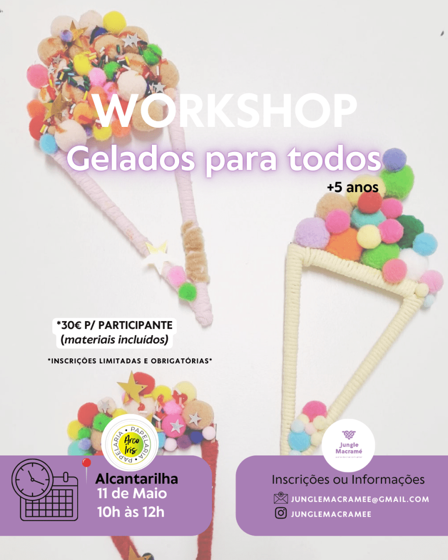 wprkshop macramé +5anos